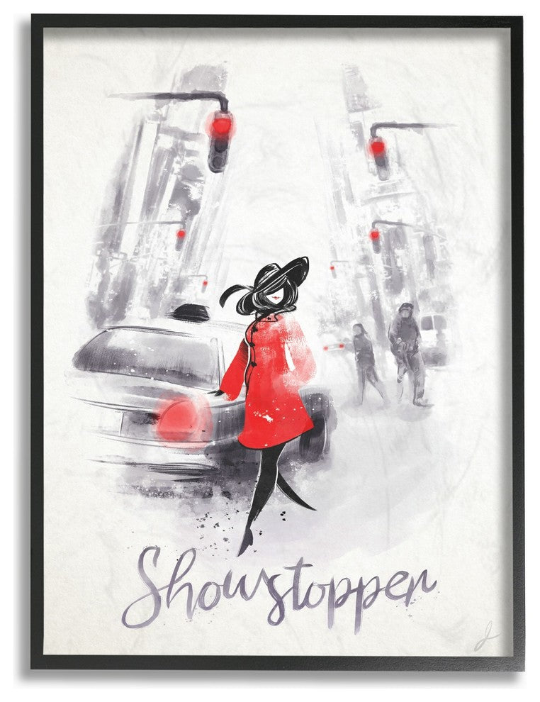 Stupell Ind. Showstopper Glam Fashion Framed Giclee Art, 11x14