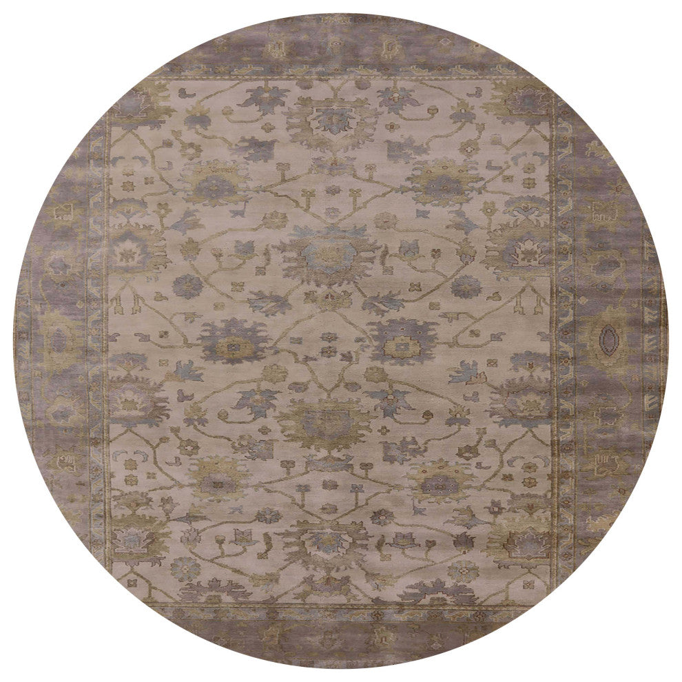 Ahgly Company Indoor Round Mid-Century Modern Area Rugs, 3' Round