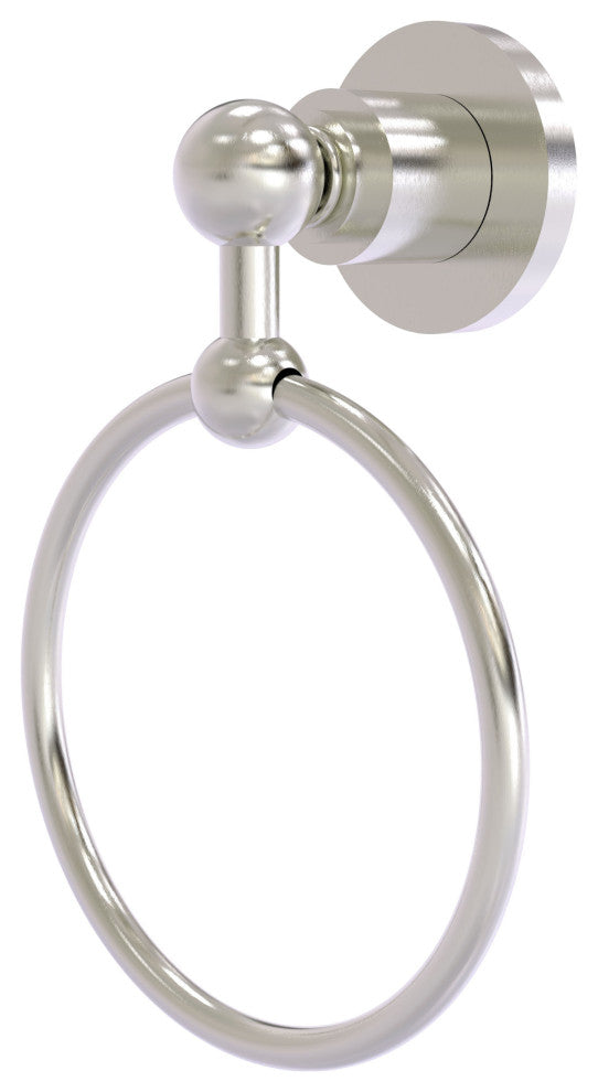 Astor Place Towel Ring, Satin Nickel