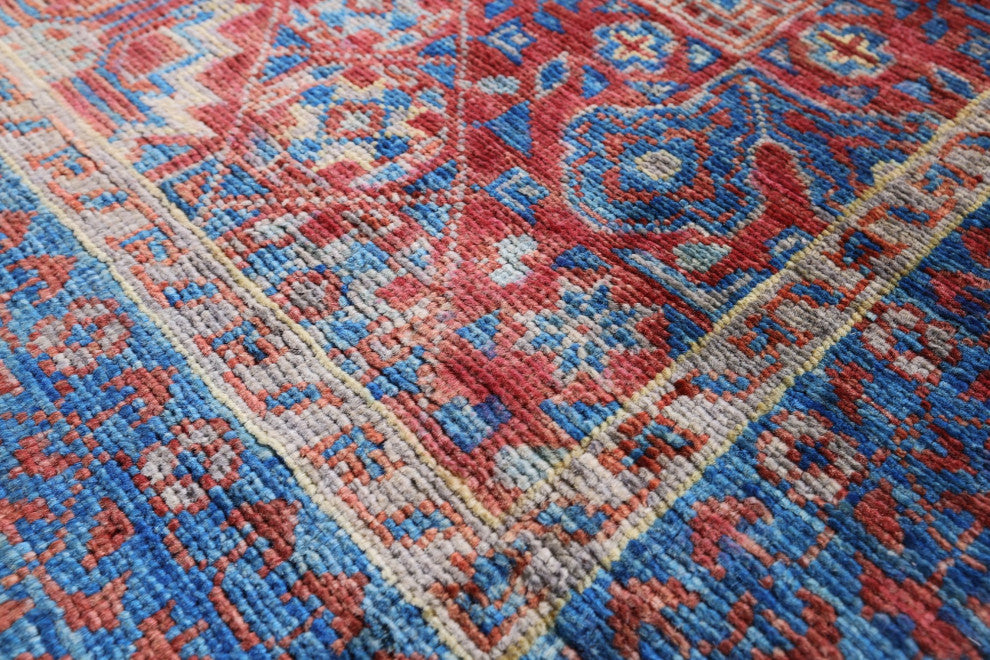 2' 8" X 9' 10" Runner Mamluk Hand-Knotted Wool Rug - Q12506