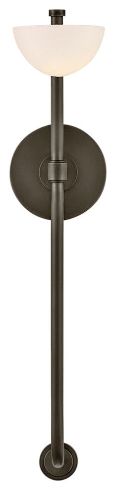Fredrick Ramond Merit Large Single Light Sconce, Black Oxide