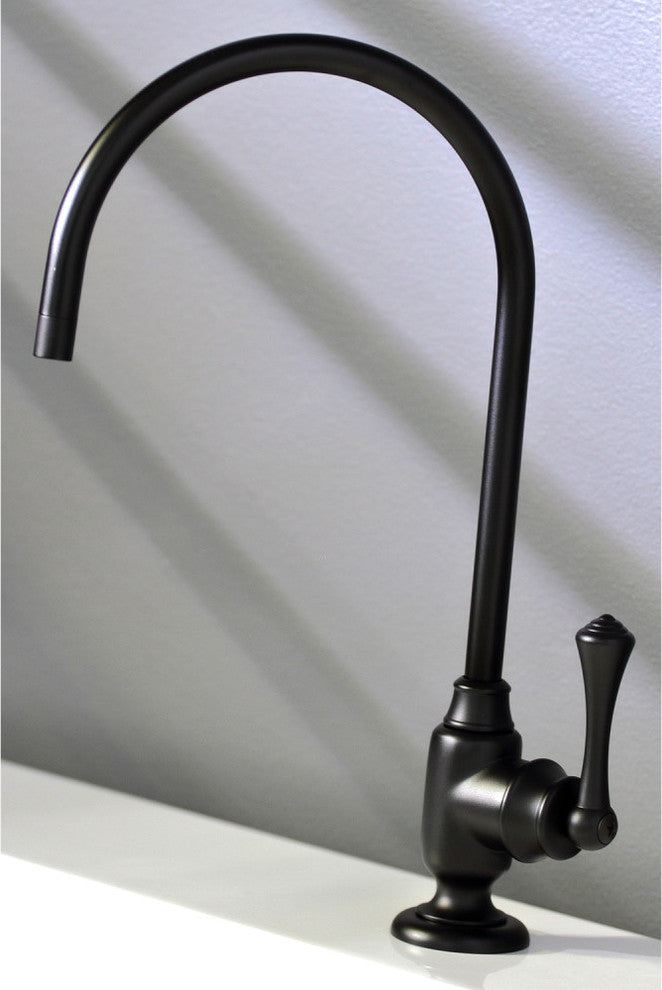 Kingston Brass Single-Handle Water Filtration Faucet, Matte Black