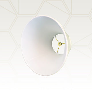 Royal Designs Deep Empire Bell Lamp Shade, Eggshell, 6x12x9.25, Single