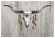 "Longhorn on Wood" Digital Paper Print by Avery Tillmon, 26"x18"