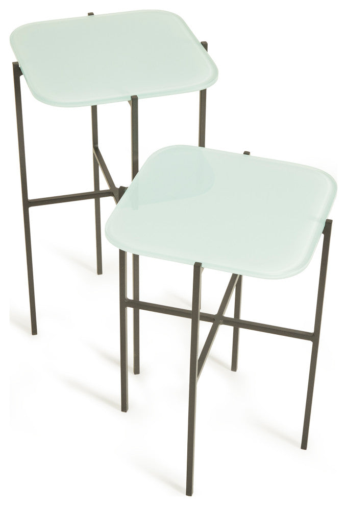Kenzie Square Tables, Set of 2
