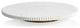 Caserta Ribbed Finish White Marble Lazy Susan