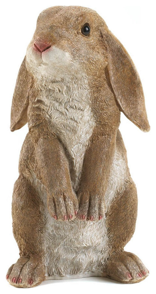 Curious Rabbit Garden Statue