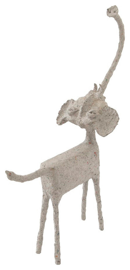 Elephant, Sculpted Animal, Trunk Up