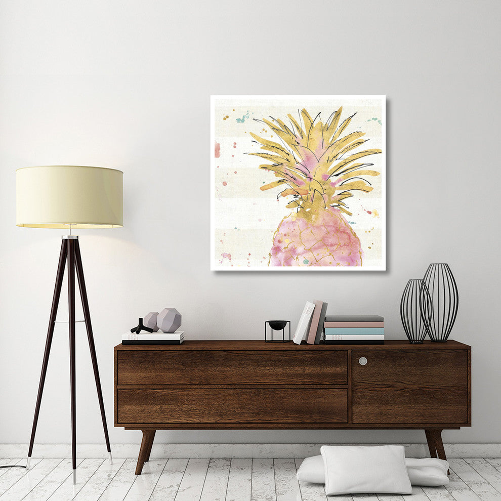 "Flamingo Fever V" Digital Paper Print by Anne Tavoletti, 42"x42"