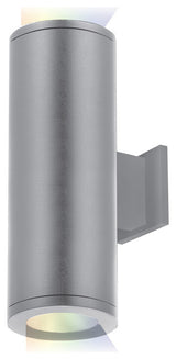 Tube Architectural 5" LED Color Changing Wall-Light Straight Narrow, Graphite