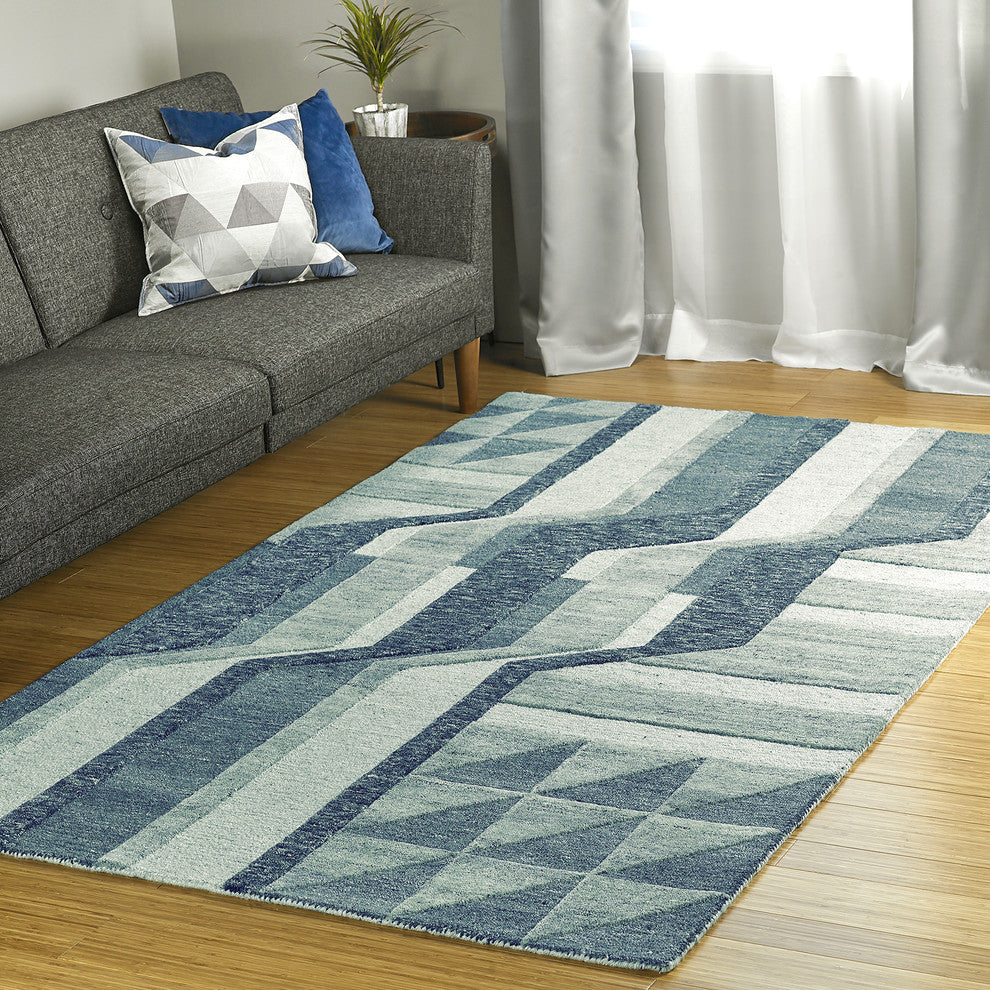 Kaleen Alzada Rug, Blue 8''x10''