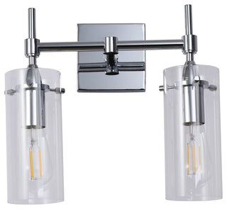 Effimero 2-Light Wall Sconce, Chrome