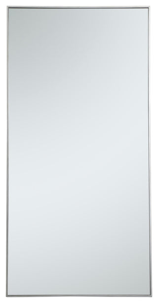 Elegant Lighting MR43672 Eternity 36" W x 72" H Rectangular - Silver