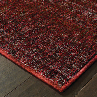 Aegina Antiquities Red/Rust Area Rug , 2'6"x12'