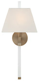 Crystorama Ren-261-Ag Renee 1 Light Aged Brass Sconce