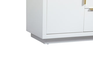 30" Single Bathroom Vanity, White, With Backsplash