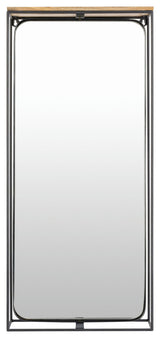 Surya Obsidian Mirror 37"H X 19"W X 5"D