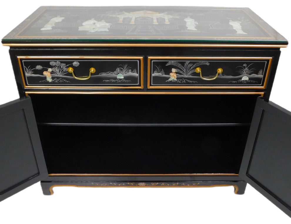 Oriental Buffet, Gold Leaf/Floral