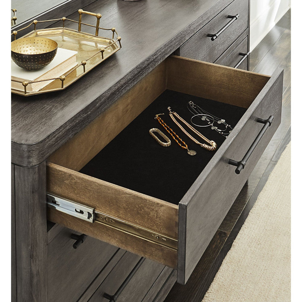 Modus Cicero 2PC Dresser & Mirror in Rustic Latte