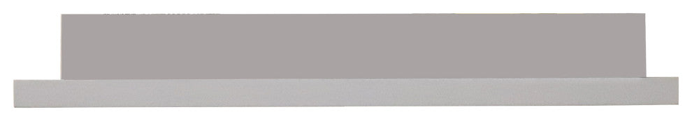 InPlace Deep Ledge Shelf, Gray, 24"