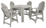 Hamilton 5-Piece Square Counter-Height Dining Set, Harbor Gray