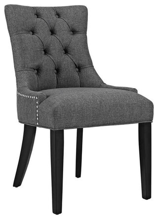 Gray Regent Dining Side Chair Fabric Set of 2
