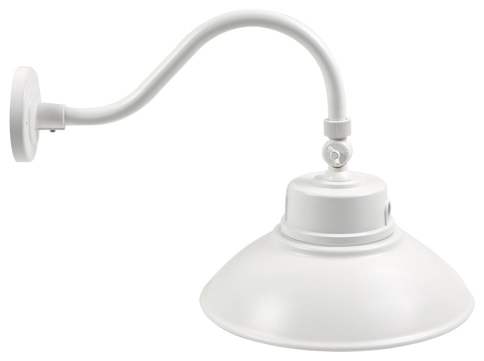 LED Gooseneck - 30 Watt/40 Watt/50 Watt - CCT Selectable 3K/4K/5K - White - 120