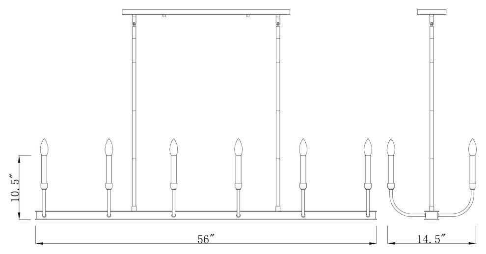 Z-Lite 479-12L Haylie 12 Light 15"W Taper Candle Chandelier - Matte Black /