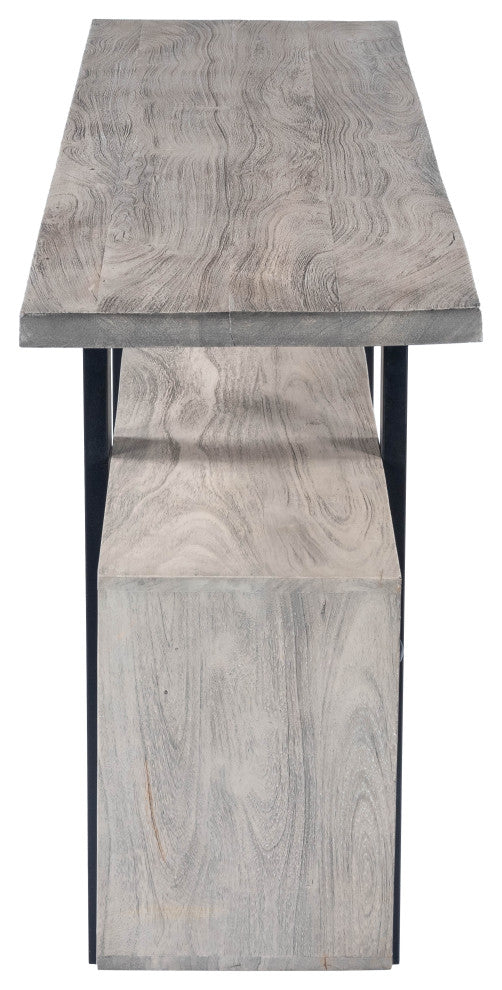 Butler Raitis Gray Wood and Metal Sideboard