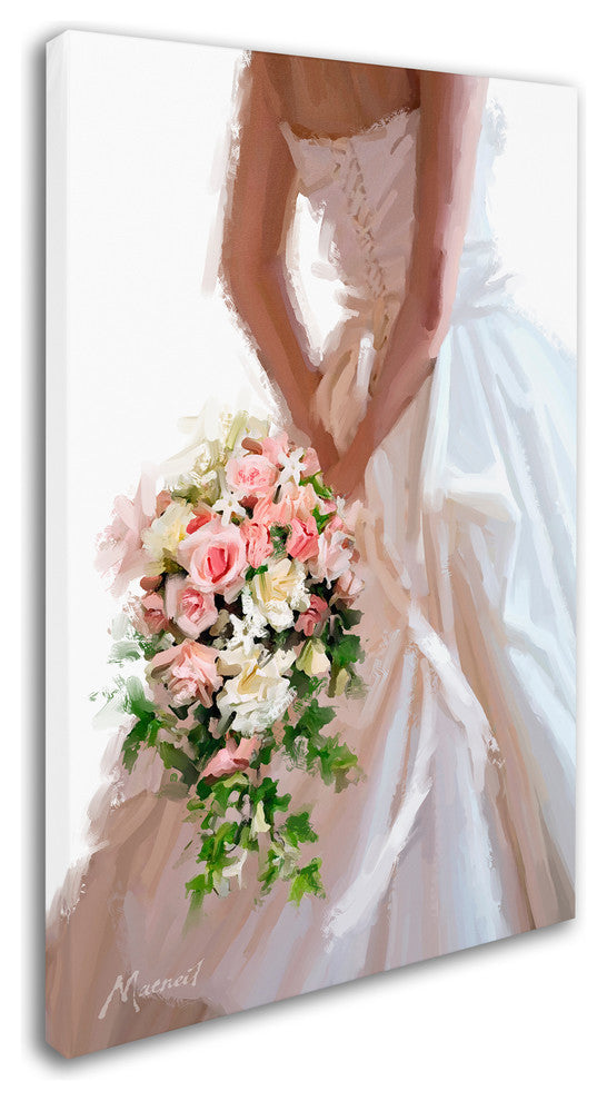The Macneil Studio 'Wedding Dress' Canvas Art, 24"x16"