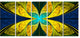Bright Yellow Blue Fractal Flower, Floral Canvas Art Print, 60"x28", 5 Panels