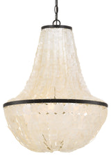 Crystorama Lighting Group BRI-3006 Brielle 6 Light 18"W Empire - Dark Bronze