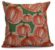 Pumpkins-A-Plenty Geometric Print Outdoor Pillow, Green, 16"x16"