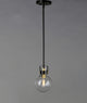 Maxim Bauhaus One Light Mini Pendant 90510CLBZSBR