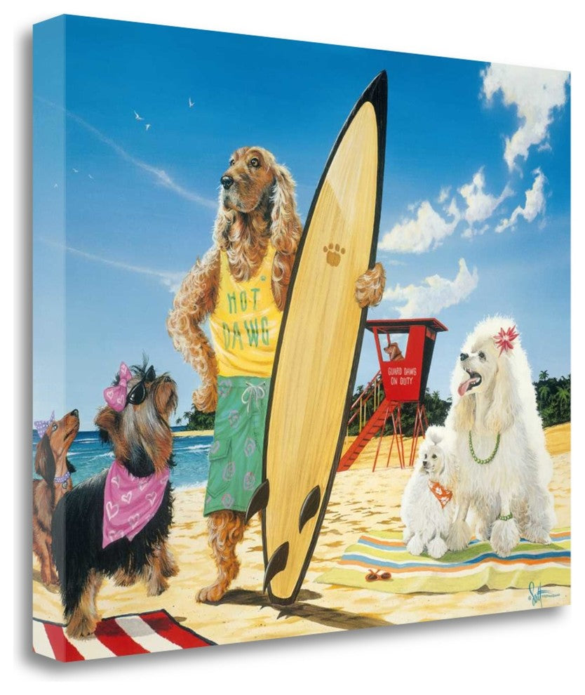"Hot Dawg" By Scott Westmoreland, Giclee Print on Gallery Wrap Canvas