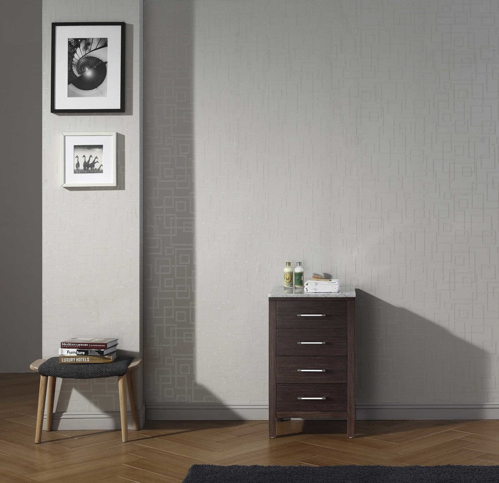 Dior 18" Side Cabinet, Espresso