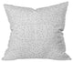 Iveta Abolina Grey Fog Outdoor Throw Pillow