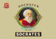 Socrates Cigars - "Know Thyself"- Gallery Wrapped Canvas Art 28" x 42"