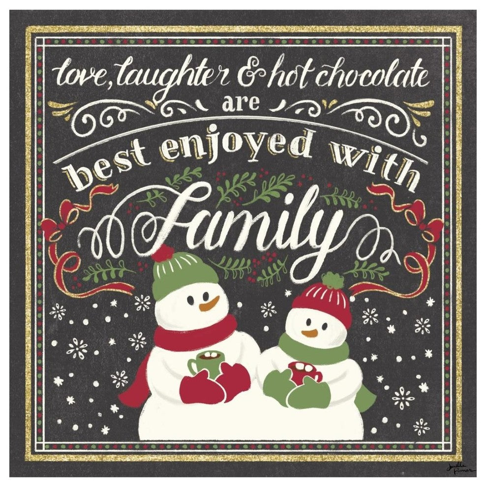 "Winter Wonderland II" Digital Paper Print by Janelle Penner, 26"x26"