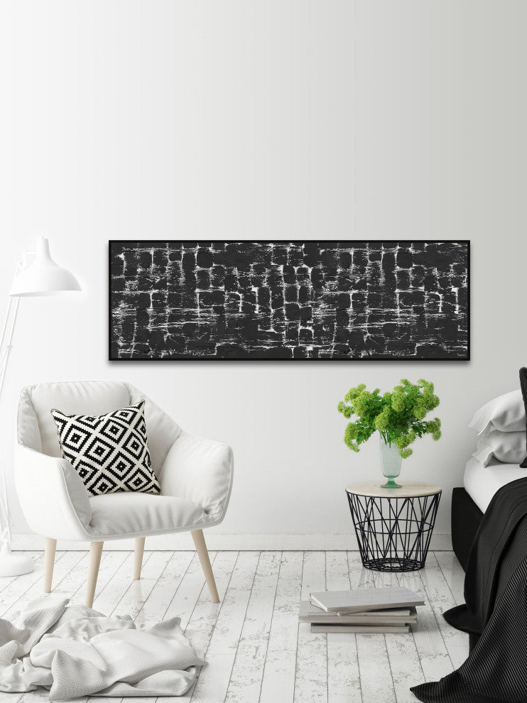 "Beyond Belief" Floater Framed Painting Print on Canvas, 45x15