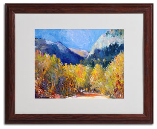 'Cotton' Matted Framed Canvas Art by Richard Wallich