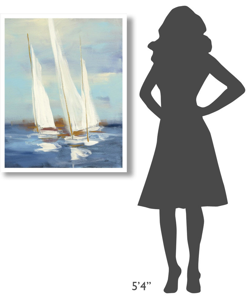 "Summer Regatta III" Digital Paper Print by Julia Purinton, 30"x37"