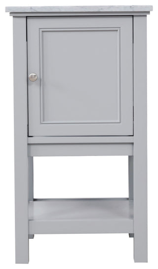 Matilda 19" Single Bathroom Vanity Set, Gray