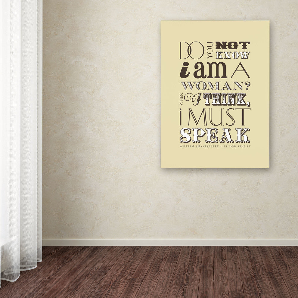 'Women Must Speak' Canvas Art by Megan Romo