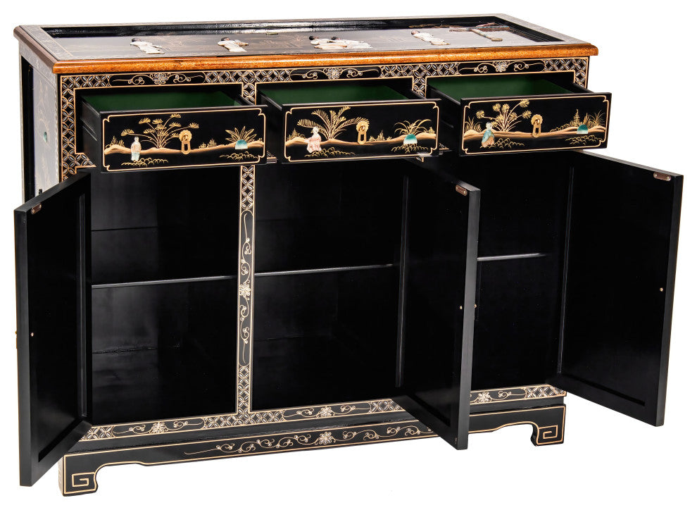 Black Lacquer Sideboard Royal Ladies