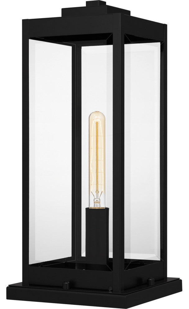 Westover 1-Light Outdoor Pier Base, Earth Black