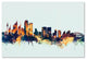 Michael Tompsett ''Sydney Australia Skyline Blue'' Canvas Art, 22x32