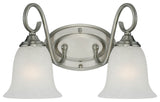 Millennium 1182-SN Two Light Vanity, Satin Nickel Finish