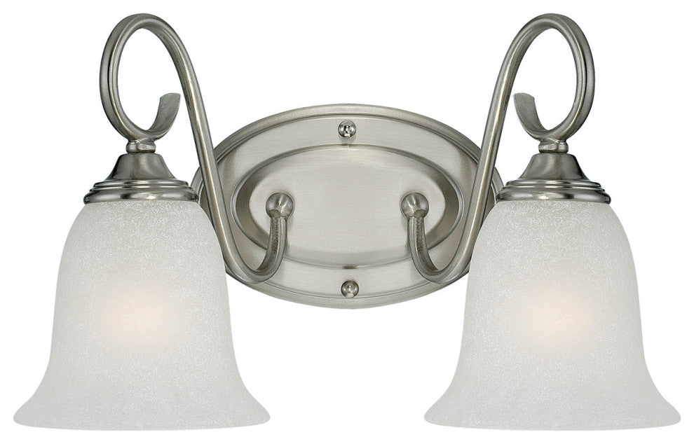 Millennium 1182-SN Two Light Vanity, Satin Nickel Finish
