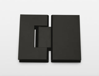 78"x85" Frameless 3 Panel Inline Shower Door, Matte Black